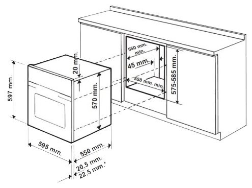 Духовой шкаф Ariston FKQ 1038E C (I) Духовой шкаф Ariston FKQ 1038E C (I)