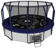 Каркасный батут Unix Line SUPREME GAME 16 ft (blue) Каркасный батут Unix Line SUPREME GAME 16 ft (blue)