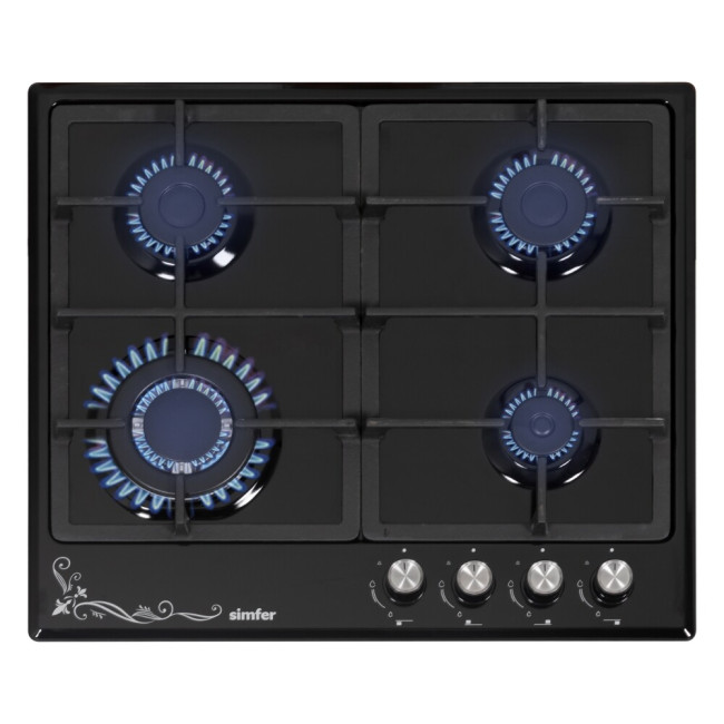Встраиваемая газовая варочная панель Simfer H60V41B522