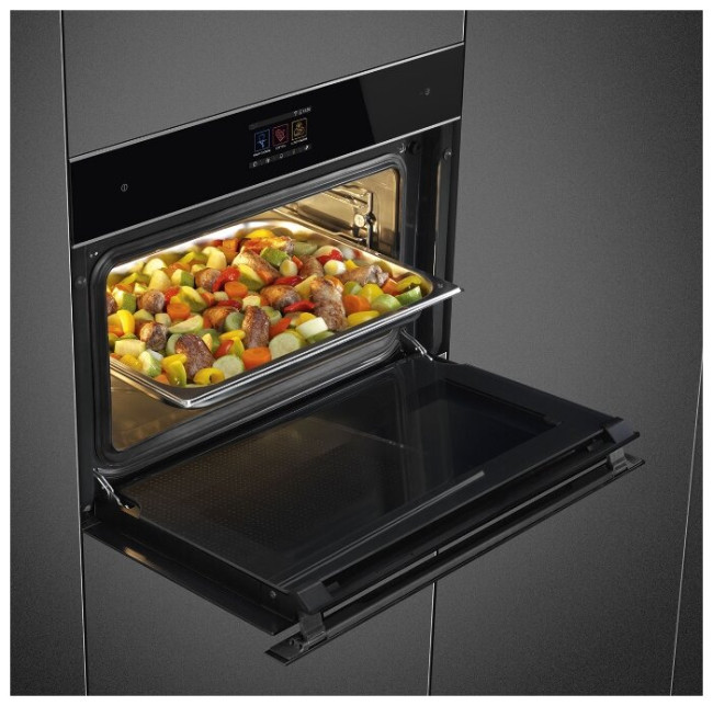 Электрический духовой шкаф smeg SF4604WVCPNX