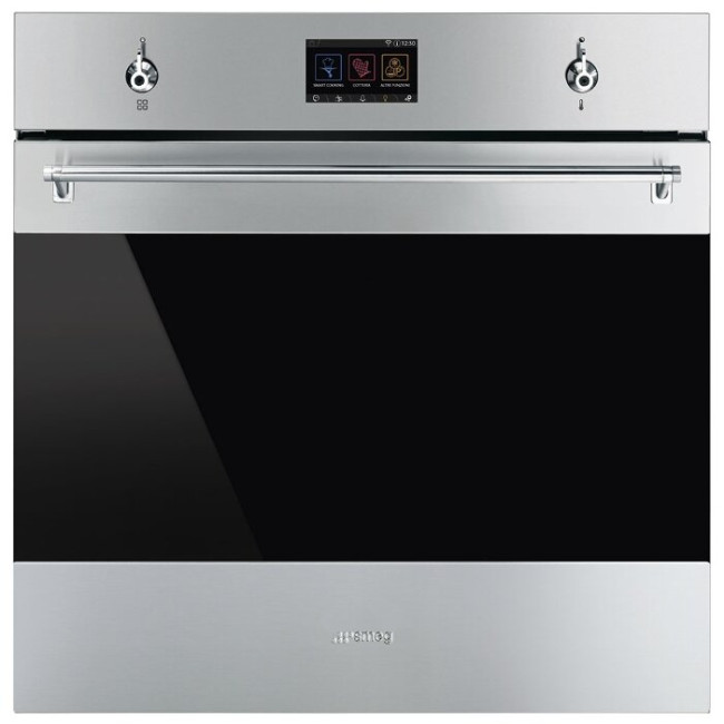 Электрический духовой шкаф smeg SF6303TPX