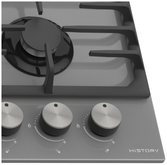 Встраиваемая газовая варочная панель History HGG 643C FGR Встраиваемая газовая варочная панель History HGG 643C FGR