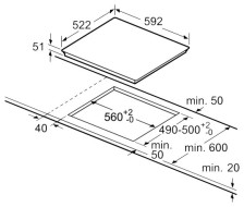 Варочная панель Bosch PUE631BB1E