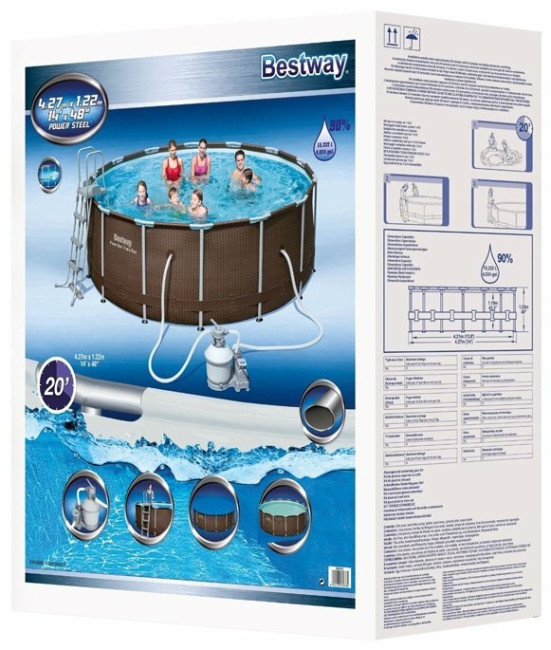 Бассейн Bestway Rattan Frame 56484