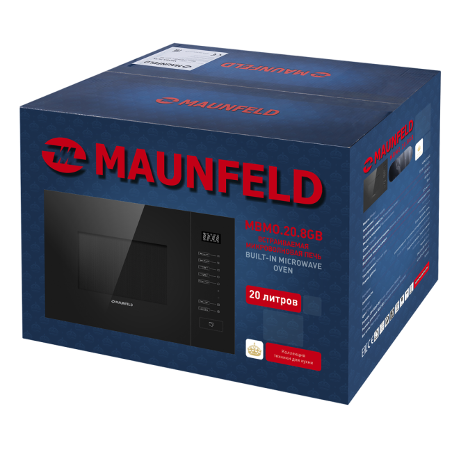 Микроволновая печь встраиваемая MAUNFELD MBMO.20.8GB