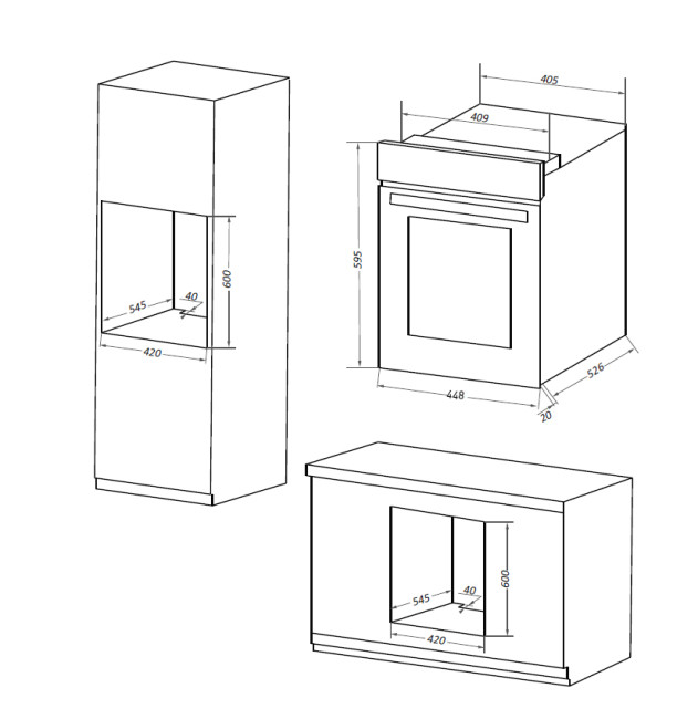 Духовой шкаф Maunfeld EOEC516W