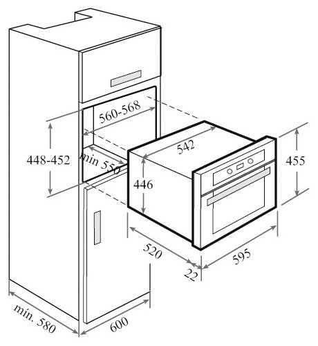 Микроволновая печь TEKA MCS 32 BIH (40587200)