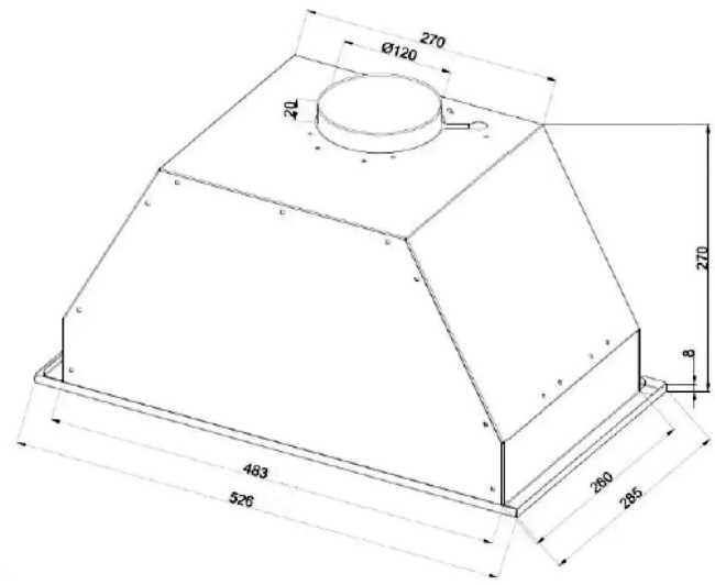 Встраиваемая вытяжка Schaub Lorenz SLD EY 5210