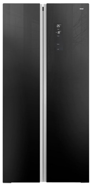 Холодильник Ginzzu NFK-465 Black glass