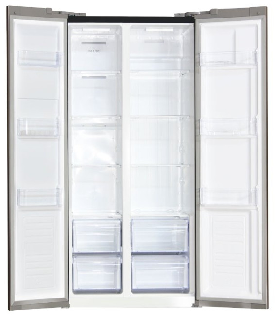 Холодильник Ginzzu NFK-465 Black glass