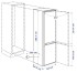Встраиваемый холодильник IKEA Тинад Встраиваемый холодильник IKEA Тинад