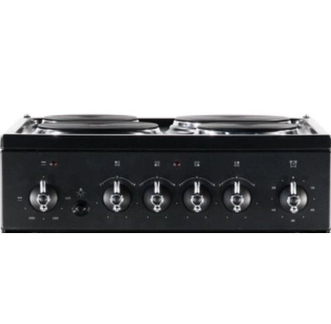 Электрическая плита DeLuxe 5004.16э-025 черный матовый