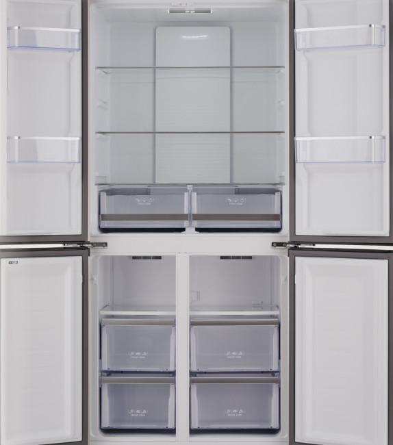 Холодильник Tesler RCD-482I BLACK GLASS