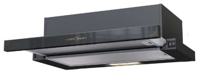Встраиваемая вытяжка Krona Kamilla 600 black Retro