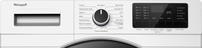 Стиральная машина Weissgauff WM 61212 DC Inverter Steam Стиральная машина Weissgauff WM 61212 DC Inverter Steam