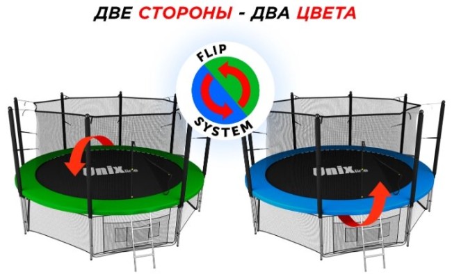 Каркасный батут Unix Line 14 ft Classic (inside) 427х427х269 см Каркасный батут Unix Line 14 ft Classic (inside) 427х427х269 см