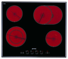 Электрическая варочная панель smeg SE2664TC2 Электрическая варочная панель smeg SE2664TC2