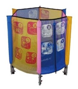 Каркасный батут TRAMP Мини батут 40 с защитной сетью 102х102х21 см Каркасный батут TRAMP Мини батут 40 с защитной сетью 102х102х21 см