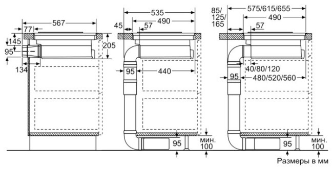 Варочная панель Bosch PVS845F11E Варочная панель Bosch PVS845F11E