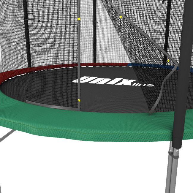 Каркасный батут Unix Line Simple 8 ft Color (inside)