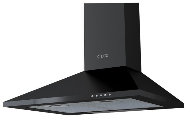 Каминная вытяжка LEX BASIC 500 black Каминная вытяжка LEX BASIC 500 black