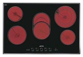 Электрическая варочная панель smeg SE2773TC2 Электрическая варочная панель smeg SE2773TC2