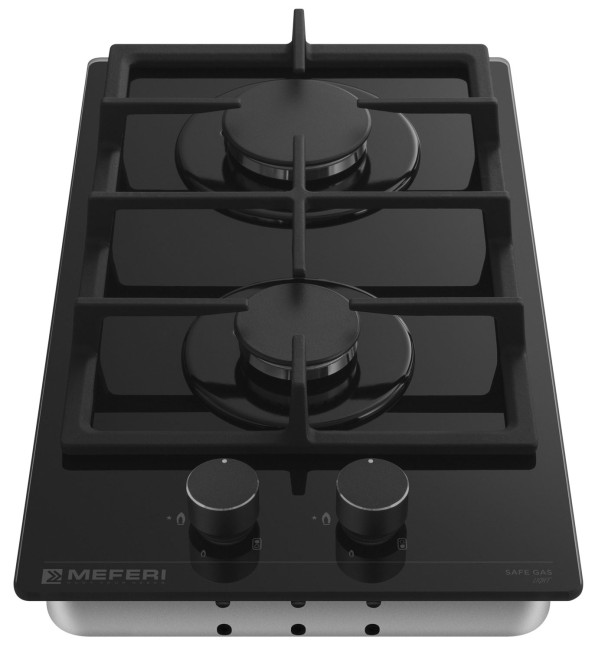 Газовая варочная панель Meferi MGH302BK GLASS LIGHT Газовая варочная панель Meferi MGH302BK GLASS LIGHT