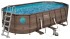 Бассейн Bestway Power Steel Deluxe Series Piscine Ovale Marron 56716