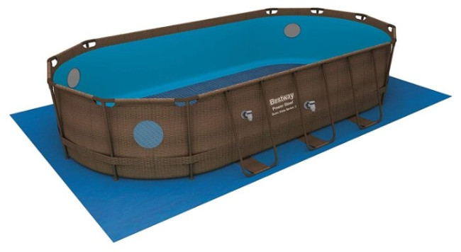 Бассейн Bestway Power Steel Deluxe Series Piscine Ovale Marron 56716
