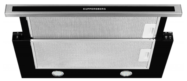 Встраиваемая вытяжка Kuppersberg SLIMLUX IV 60 XGL черный/черное стекло