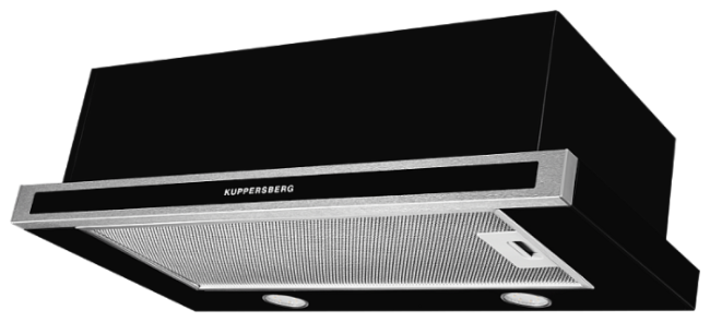 Встраиваемая вытяжка Kuppersberg SLIMLUX IV 60 XGL черный/черное стекло