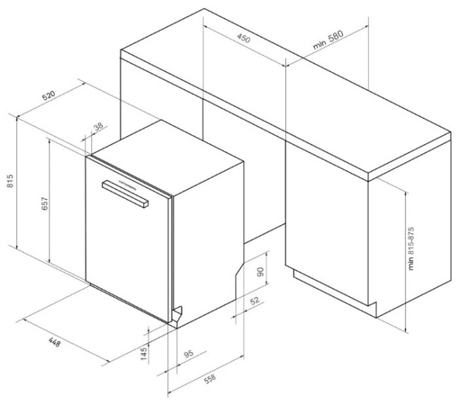 Посудомоечная машина Kuppersberg GS 4502