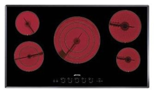 Электрическая варочная панель smeg SE2951TC2 Электрическая варочная панель smeg SE2951TC2