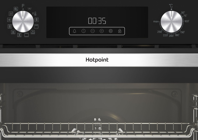 Электрический духовой шкаф Hotpoint HFE8 921 H BL черный