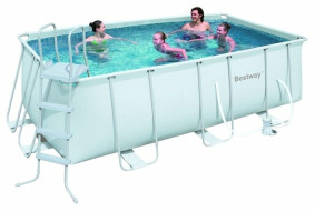 Бассейн Bestway Power Steel Rectangular Frame 56242 Бассейн Bestway Power Steel Rectangular Frame 56242