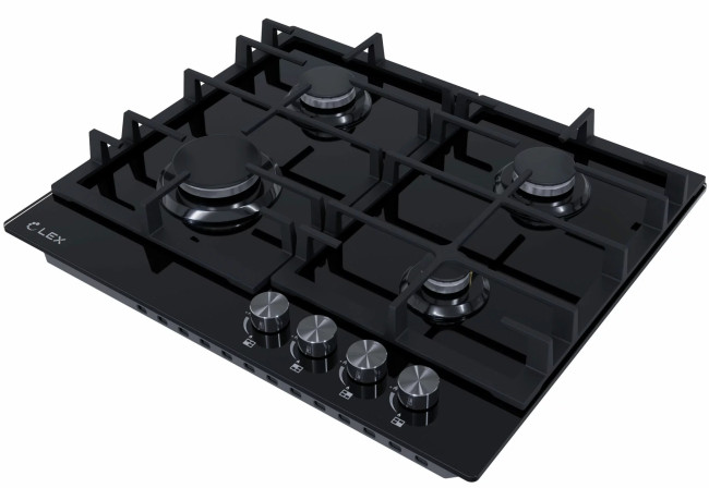 Встраиваемая газовая варочная панель Lex GVG 642A BBL