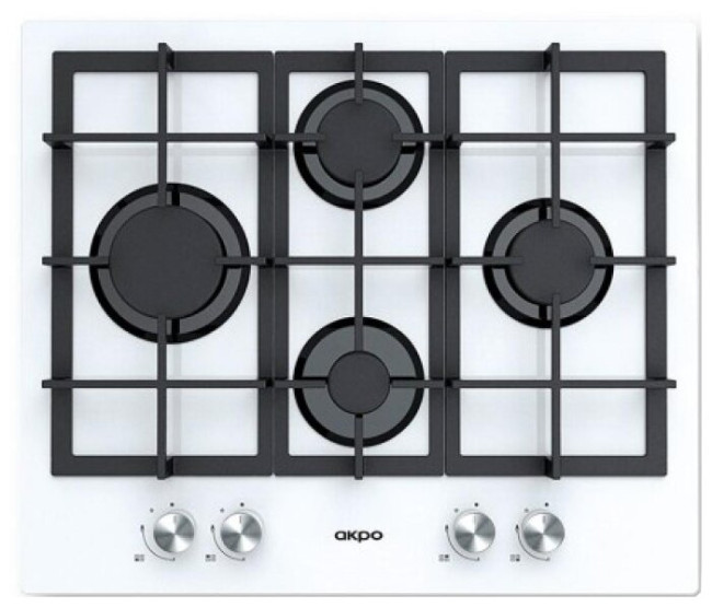 Газовая варочная панель AKPO PGA 604 VGC WH Газовая варочная панель AKPO PGA 604 VGC WH