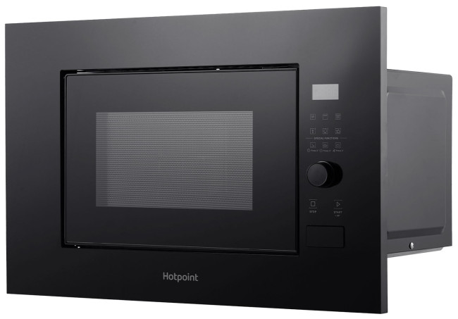 Встраиваемая микроволновая печь СВЧ Hotpoint MF20G BL H, черный