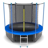 Батут Evo Jump Internal 10ft Sky с внутренняя сеткой, лестницей и нижней сетью Батут Evo Jump Internal 10ft Sky с внутренняя сеткой, лестницей и нижней сетью