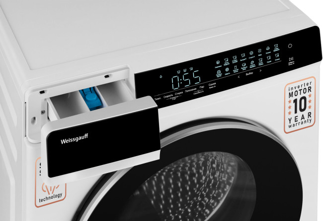 Стиральная машина с сушкой Weissgauff WMD 788 Touch Inverter Steam Стиральная машина с сушкой Weissgauff WMD 788 Touch Inverter Steam
