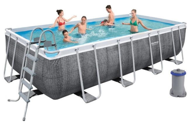 Бассейн Bestway Power Steel 56996, 488х244х122 см