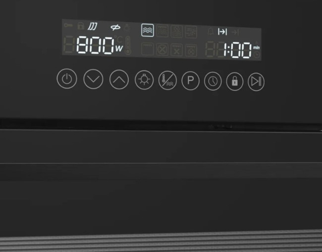 Электрический духовой шкаф Meferi MEO608BK Microwave Электрический духовой шкаф Meferi MEO608BK Microwave