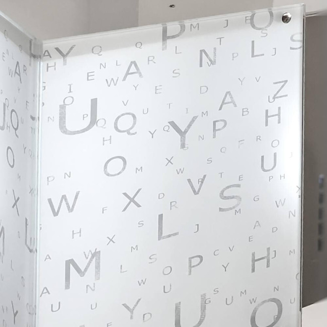 Каминная вытяжка Falmec Mirabilia 67 Alphabet vetro (800) ECP