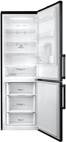 Холодильник LG GB-F59WBDZB черный