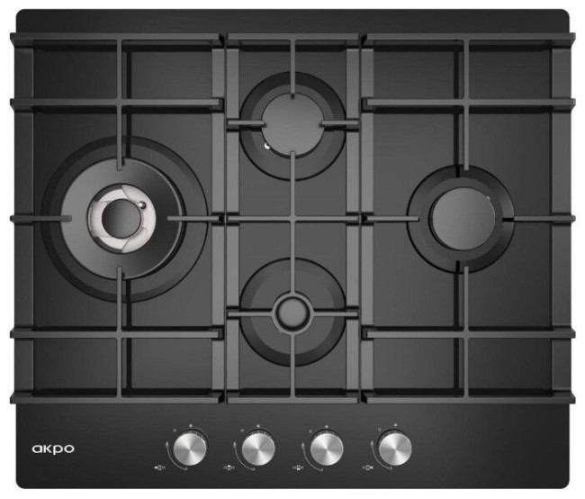 Газовая варочная панель AKPO PGA 604 VGC-T BL Газовая варочная панель AKPO PGA 604 VGC-T BL