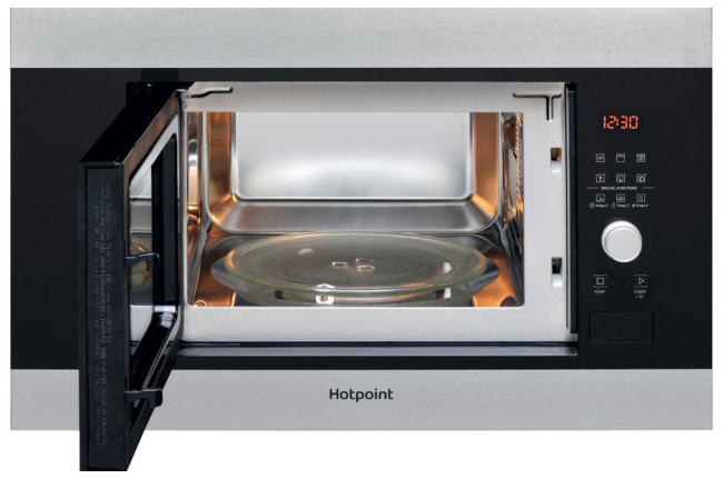 Встраиваемая микроволновая печь СВЧ Hotpoint MF20G IX HA, нержавеющая сталь