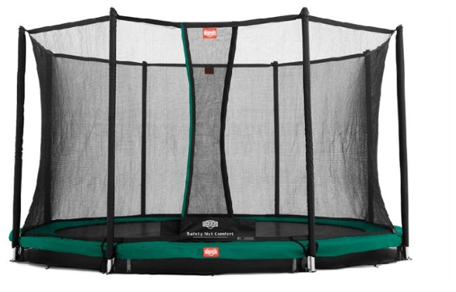 Каркасный батут Berg Inground Champion + Safety Net Comfort 430 430х430х200 см