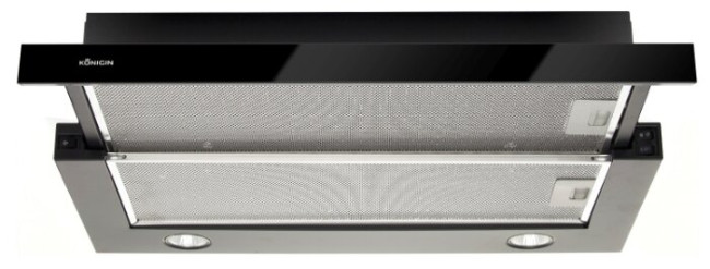 Встраиваемая вытяжка Konigin Helena II Black Glass 60 Встраиваемая вытяжка Konigin Helena II Black Glass 60