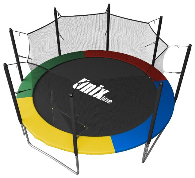 Каркасный батут Unix Line Simple 12 ft Green (inside)