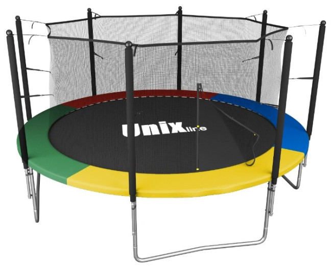 Каркасный батут Unix Line Simple 12 ft Green (inside)